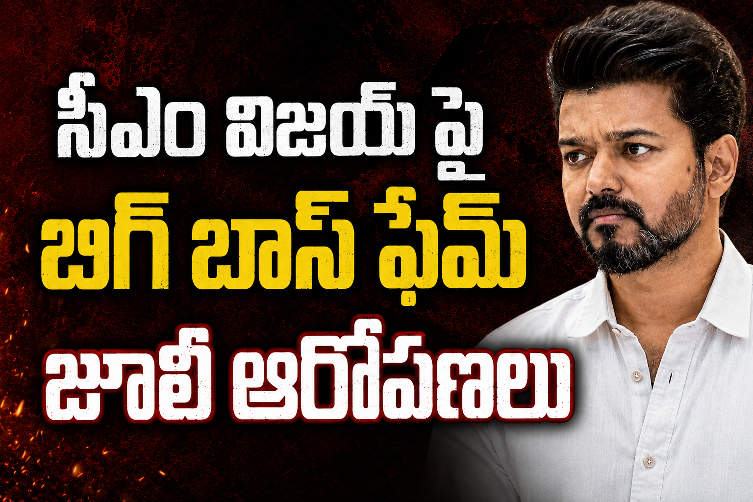 నా బిడ్డను కోల్పోవడానికి సీఎం విజయ్‌నే కారణం..నటి జూలి సంచలన ఆరోపణలు