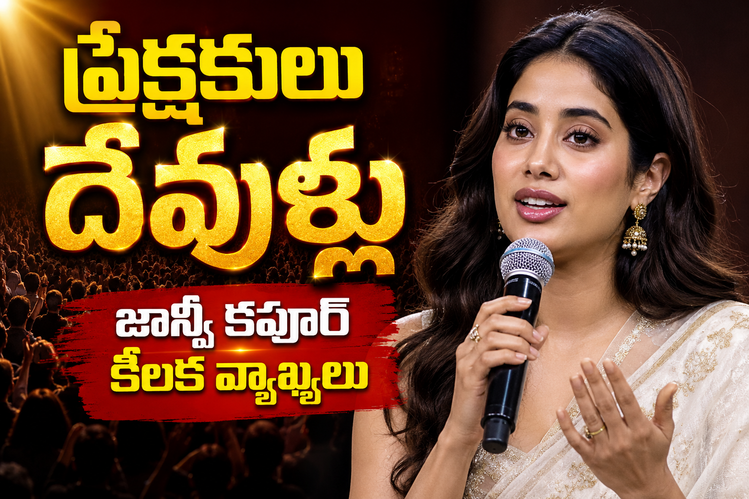 సినిమా చేయడం ఓ సేవ.. ప్రేక్షకులు దేవుళ్లు జాన్వీ కపూర్ కీలక వ్యాఖ్యలు