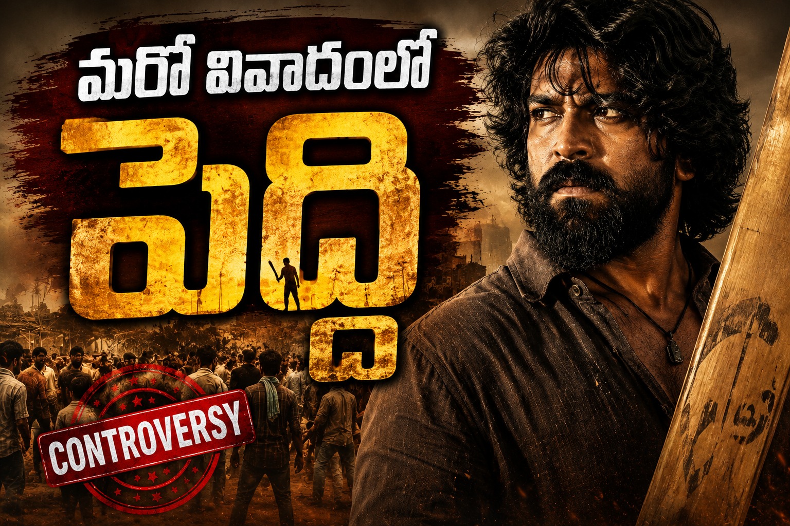 మరో వివాదంలో ‘పెద్ది’.!  చిత్ర యూనిట్ కు బిగ్ షాక్