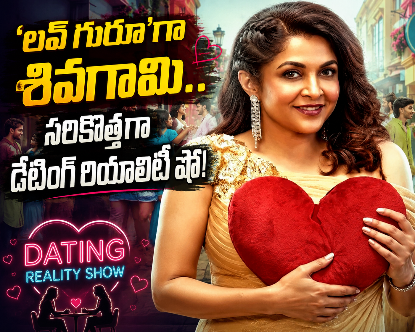 ‘లవ్ గురూ’గా శివగామి.. రమ్యకృష్ణ హోస్ట్‌గా డేటింగ్ రియాలిటీ షో!