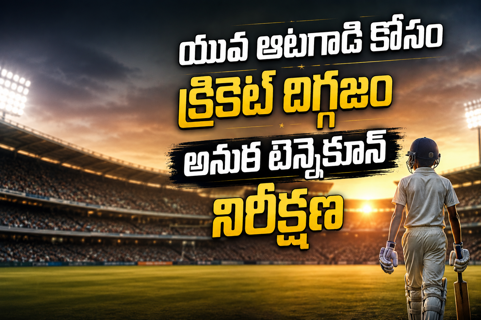 యువ ఆటగాడి కోసం క్రికెట్ దిగ్గజం అనుర టెన్నెకూన్ నిరీక్షణ